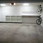 The closet Depot Garage system install